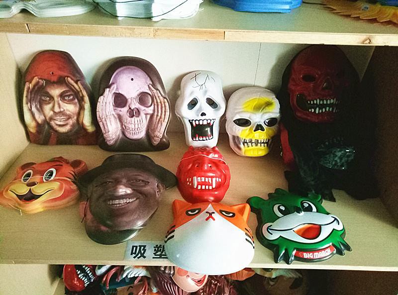 Masque de partie de PVC Palstic, fournisseur effrayant de masque de Halloween