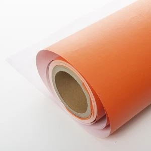 Plastique orange pour couvercle de classeur à levier