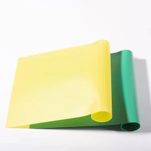 Feuille de plastique flexible